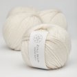 Dicke biologische Merinowolle 50g - Naturwei� 01