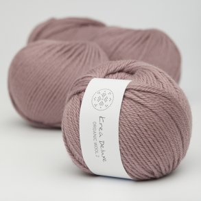 Thick organic merino wool yarn 50g - Dusty Pink 15