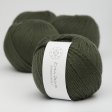 Tjockt ekologiskt merinoullgarn 50g - Arm�gr�n 36