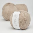 Dicke �kologische Merinowolle 50g - Sand 46