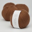 Dicke Bio-Merinowolle 50g - Cognac 52