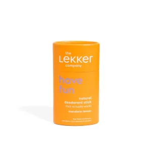 LEKKER deodorant stick - Mandarin Lemon