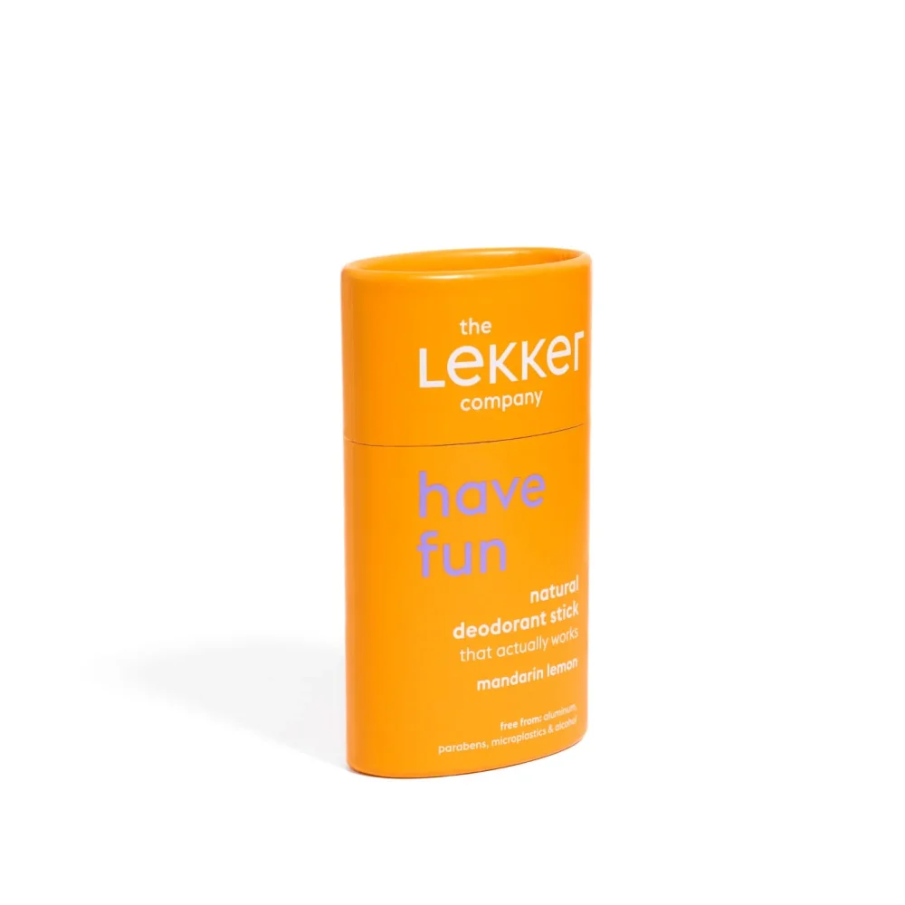 LEKKER deodorant stick - Mandarin Lemon