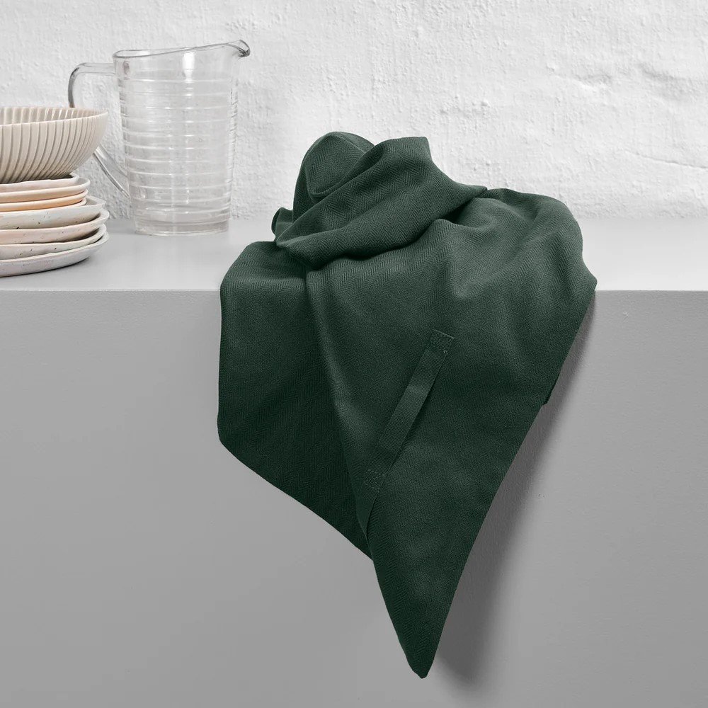 Viskestykke - GOTS - Dark Green