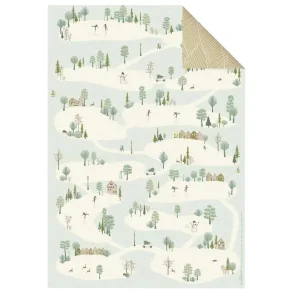 Recyclable gift wrap - Alps