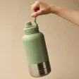 Haps Dog water bottle for dogs incl. 2 bowls - Minty