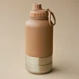 Haps Dog water bottle for dogs incl. 2 bowls - Mocca