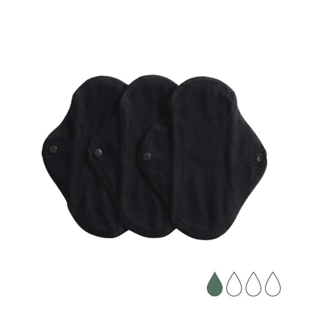 Stof trusseindlg - Classic - Black - 3 stk