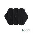 Stoff Slipeinlagen - Classic - Schwarz - 3 Stk.