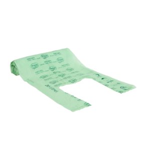 Compostable waste bags with handles - 20 litres