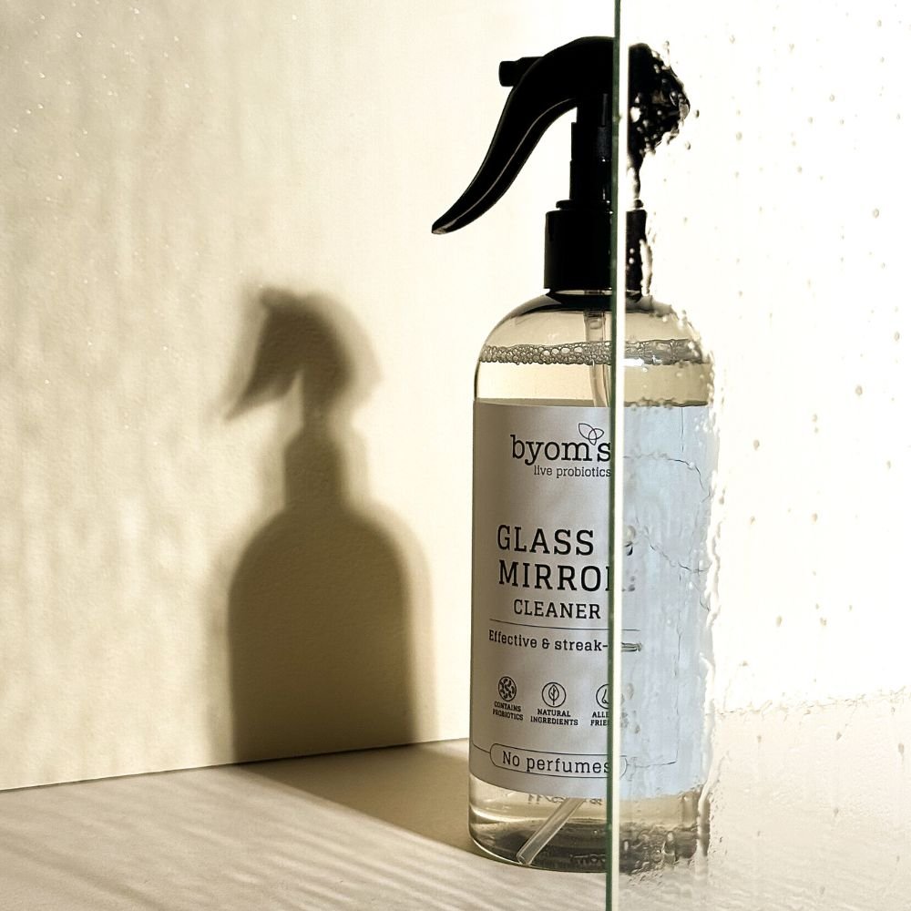 Glas- & spejlrens med probiotika - Parfumefri - 480 ml