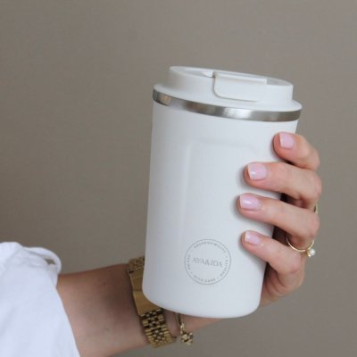 To-Go termokop - CUP2GO - 380 ml - Winter White