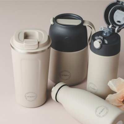 To-Go termokop - CUP2GO - 500 ml - Cream Beige