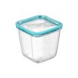 Glasf�rvaringsbox med glaslock - ugnsfast - 12x12 cm - H�g