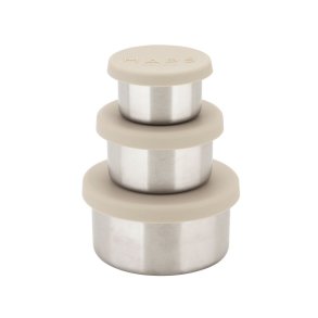 Haps trio storage bins - 3 pcs - Oyster Grey