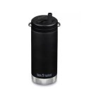 Thermo drinking bottle with Twist Cap - 355 ml - Black