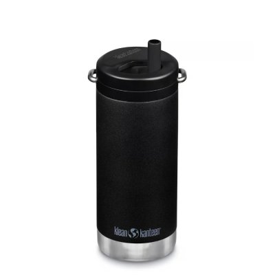 Termo drikkedunk med Twist Cap - 355 ml - Black