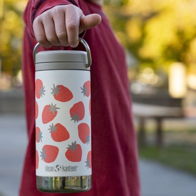 Termo drikkedunk med Twist Cap - 355 ml - Strawberries