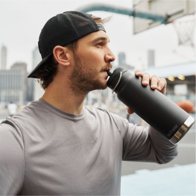 Termo drikkedunk med Twist Cap - 946 ml - Black