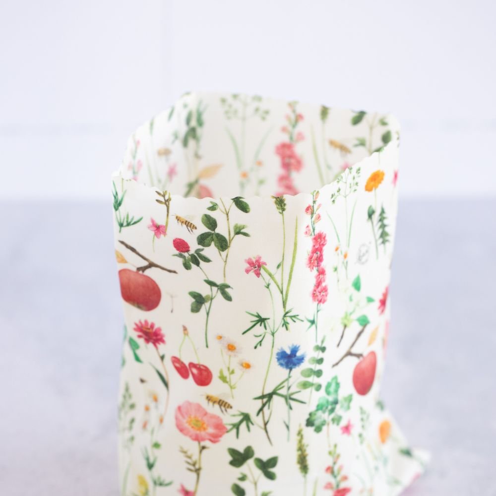Bivokspapir pose - Frugthave - Medium