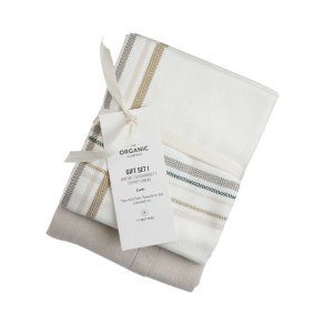 Gift set with 2 tea towels - Earth Check