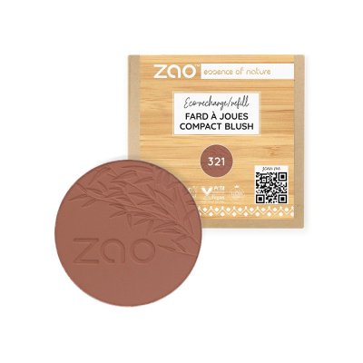 ZAO compact blush nr. 324 - Brown Orange - REFILL
