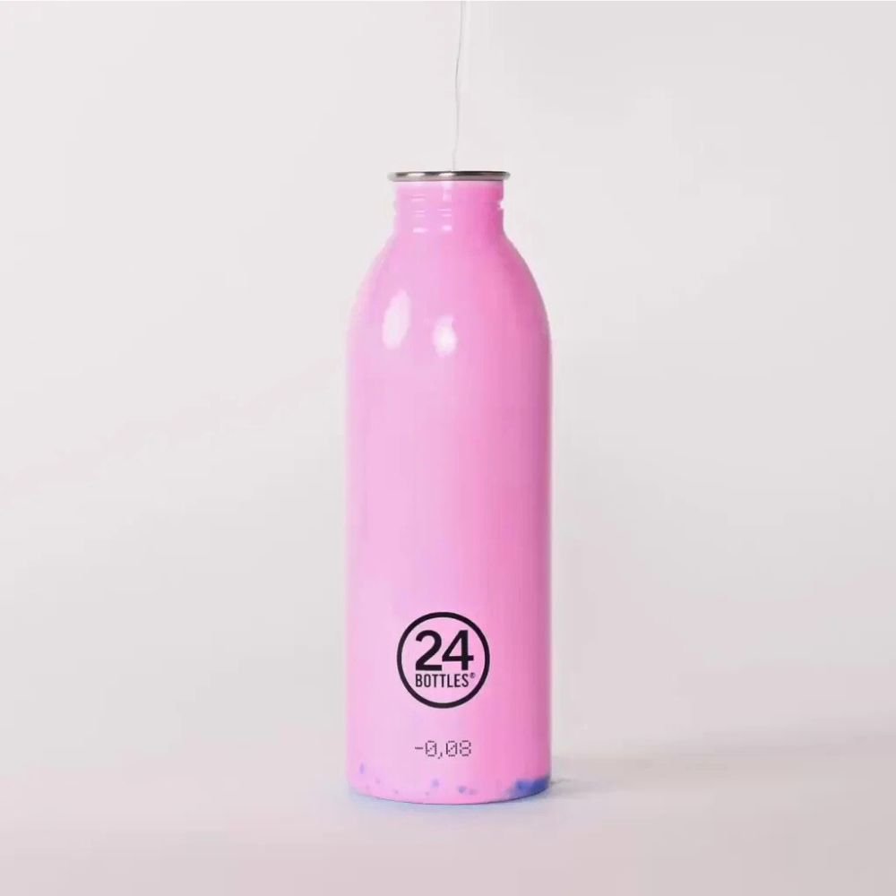 Drikkedunk i rustfrit stl - 500 ml - REactive - Pink/Bl