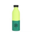 Trinkflasche aus rostfreiem Stahl - 500 ml - REactive - Gelb/Gr�n