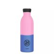Drikkedunk i rustfrit st�l - 500 ml - REactive - Pink/Bl�