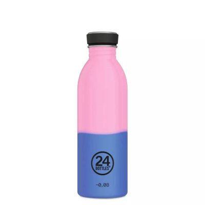 Drikkedunk i rustfrit stl - 500 ml - REactive - Pink/Bl