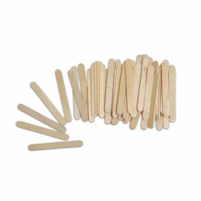 Popsicle sticks in European birch wood - Small - 50 pcs