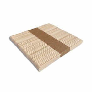 Popsicle sticks in European birch wood - Large - 50 pcs