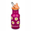 Drinking bottle with Sippy Cap - 355 ml - Happy Flowers