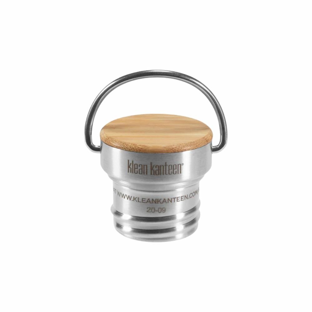 Drikkedunk med bambus skruelg - Reflect - 800 ml - Brstet stl