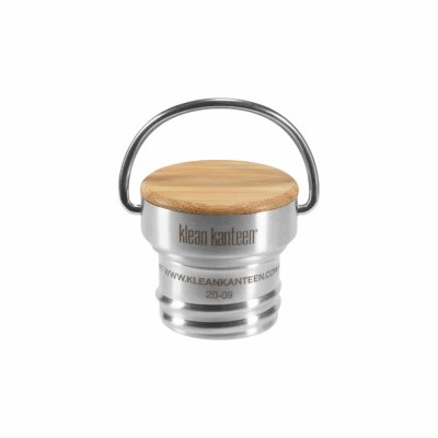 Drikkedunk med bambus skruelg - Reflect - 800 ml - Brstet stl