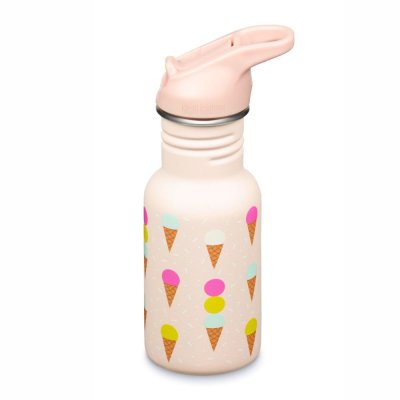 Drikkedunk med flip sportslg & sugerr - 355 ml - Ice Cream
