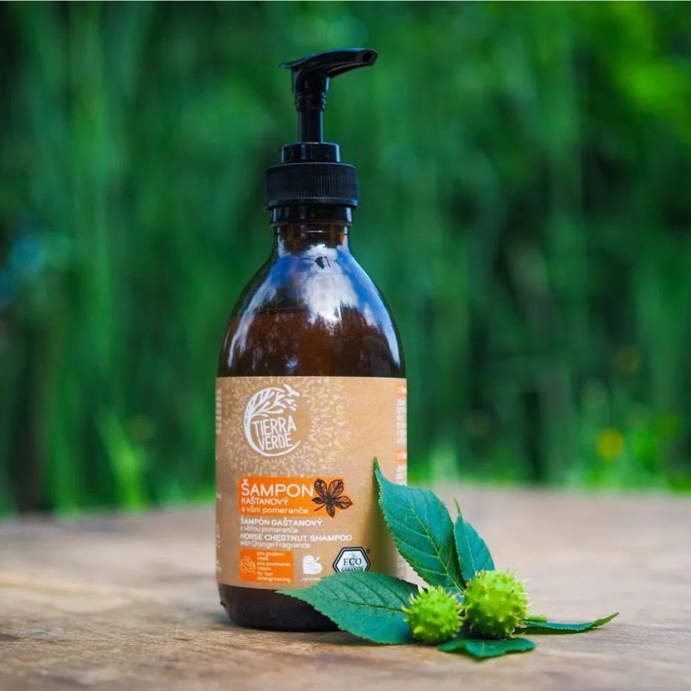 Shampoo af sbend & kastanjeekstrakt - med citrus - 230 ml