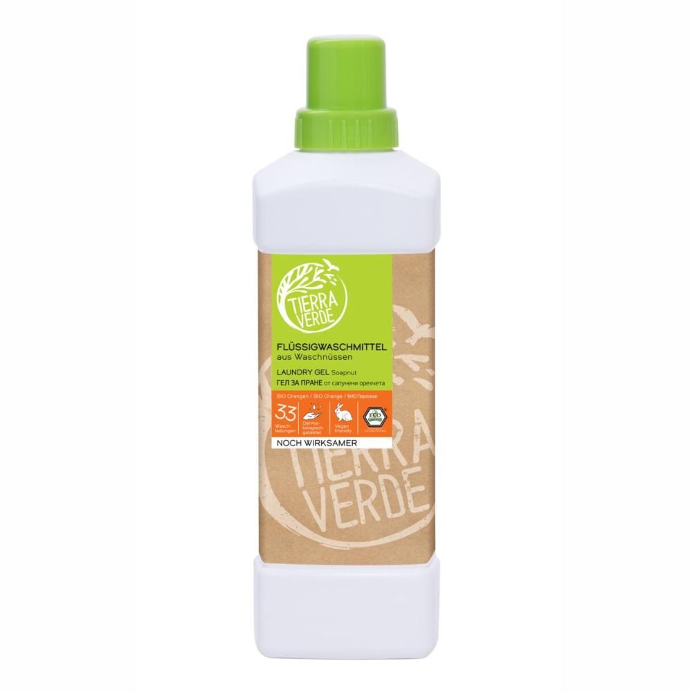 Flydende vaskemiddel af sbend - med appelsin - 1 liter