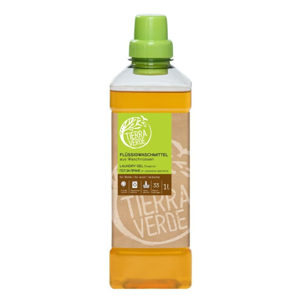 Flydende vaskemiddel til uldvask - med lanolin - uden duft - 1 liter