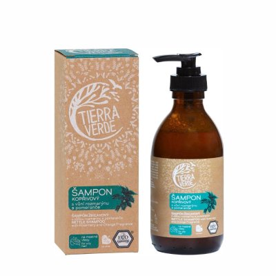Shampoo af sbend & brndenlde - med rosmarin - 230 ml