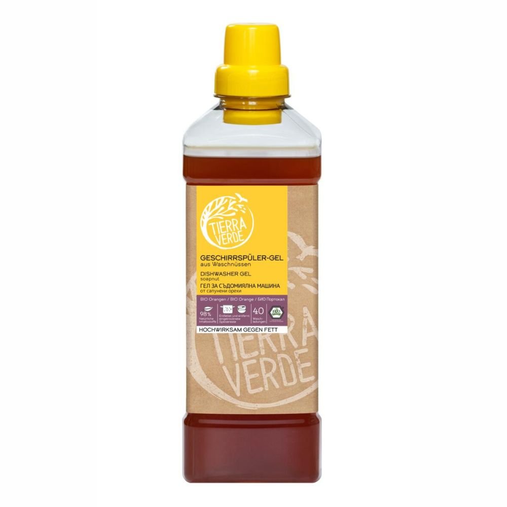 Flydende opvaskemiddel af sbend - med appelsinolie - 1 liter
