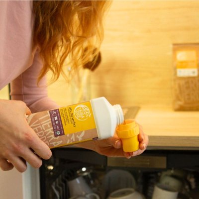 Flydende opvaskemiddel af sbend - med appelsinolie - 1 liter