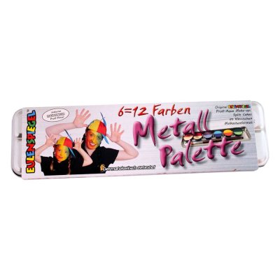 Skin-friendly face paint - palette with 6 split cake colors