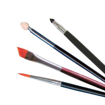 Brush set for face painting nr. 9 - with 4 brushes