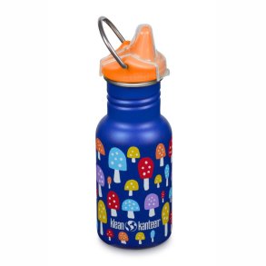 Drinking bottle with Sippy Cap - 355 ml - Mushrooms
