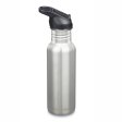 Drikkedunk med suger�r & sportsl�g - 532 ml - Steel