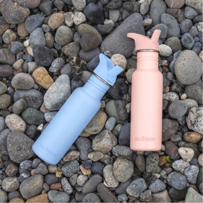 Drikkedunk med flip sportslg & sugerr - 532 ml - Peach Parfait