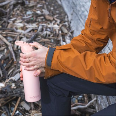 Drikkedunk med flip sportslg & sugerr - 532 ml - Peach Parfait