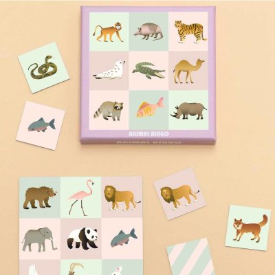 Animal bingo for kids