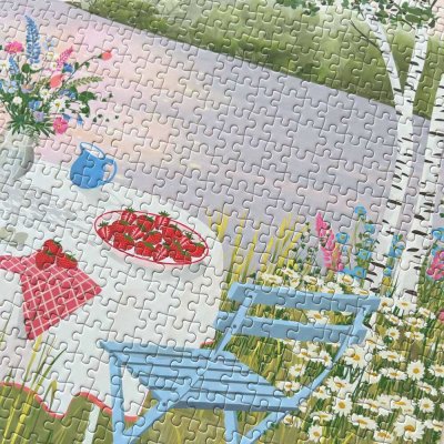 Puzzle with 1000 pieces - Sweet strawberries